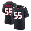 Blackjersey H.Texans #55 Danielle Hunter Player Navy Team Home Game Stitched Jerseys