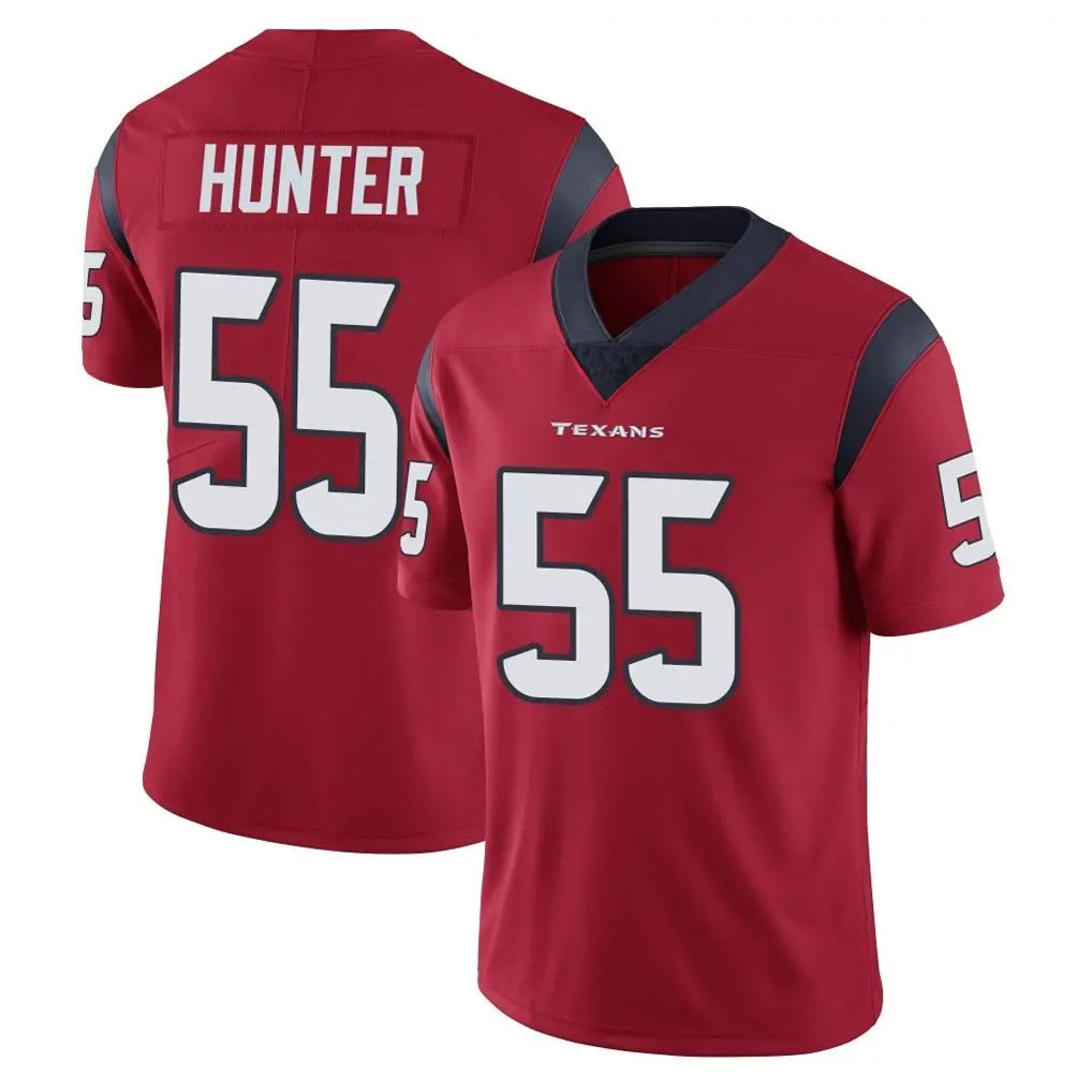 Blackjersey H.Texans #55 Danielle Hunter Player Red Limited Vapor Untouchable Home Game Stitched Jerseys