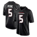 Blackjersey H.Texans #5 Jalen Pitre Player Carbon Black Fashion Home Game Stitched Jerseys
