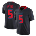 Blackjersey H.Texans #5 Jalen Pitre Player Navy Limited 2nd Alternate Vapor F.U.S.E. Home Game Stitched Jerseys