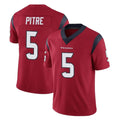 Blackjersey H.Texans #5 Jalen Pitre Player Red Limited Vapor Untouchable Home Game Stitched Jerseys