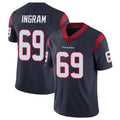 Blackjersey H.Texans #69 Ed Ingram Player Navy Limited Vapor Untouchable Home Game Stitched Jerseys