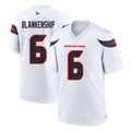 Blackjersey H.Texans #6 Reed Blankenship Player White Home Game Stitched Jerseys