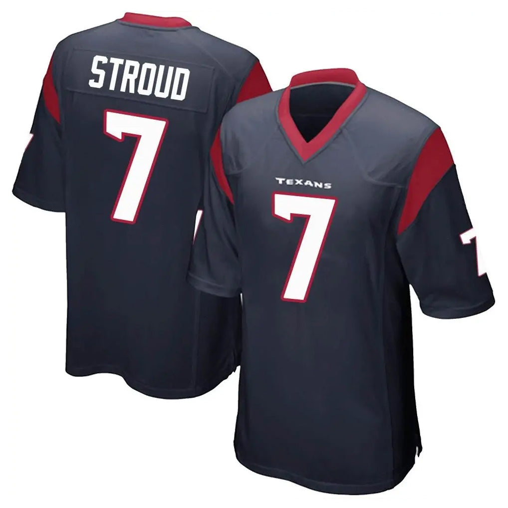 Blackjersey H.Texans #7 CJ Stroud Player Navy Home Game Stitched Jerseys