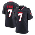 Blackjersey H.Texans #7 CJ Stroud Player Navy Team Home Game Stitched Jerseys