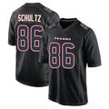 Blackjersey H.Texans #86 Dalton Schultz Player Black Fashion Home Game Stitched Jerseys