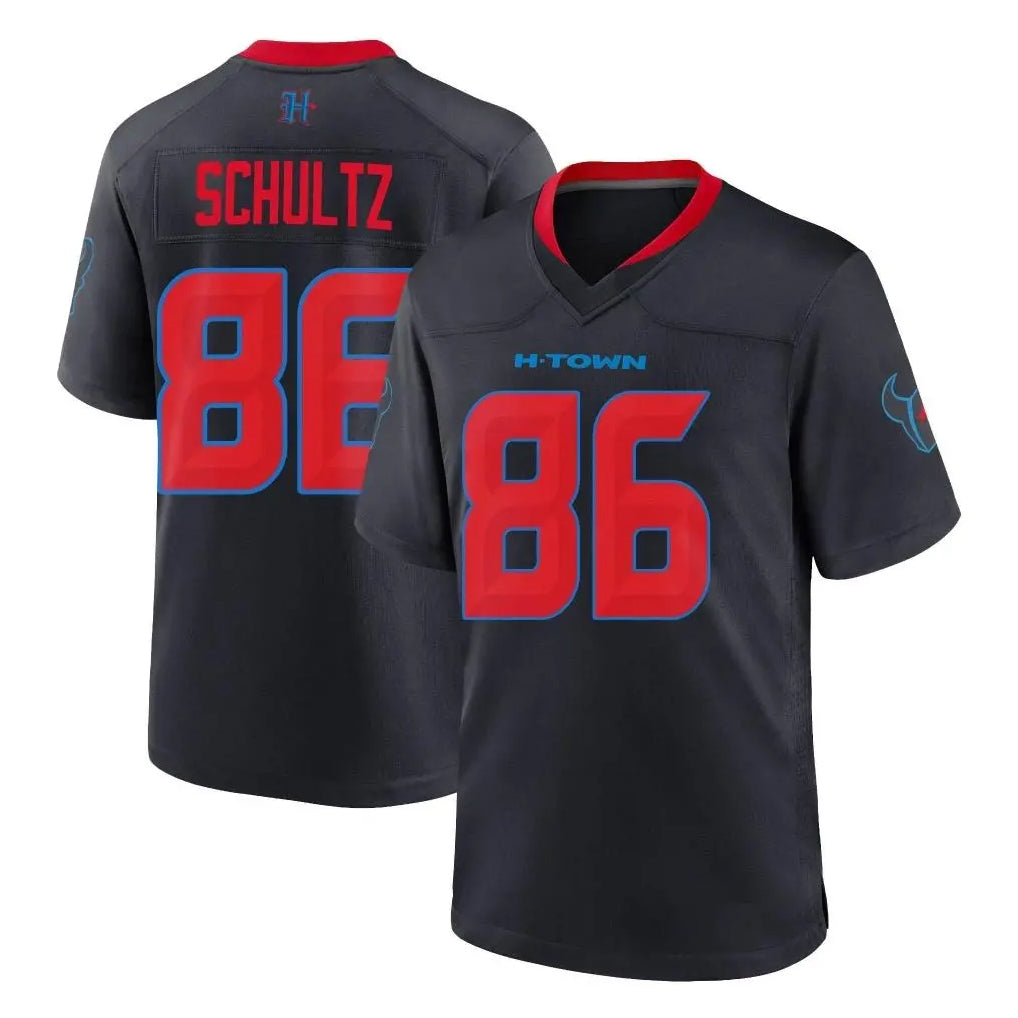 Blackjersey H.Texans #86 Dalton Schultz Player Navy 2nd Alternate Home Game Stitched Jerseys