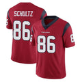 Blackjersey H.Texans #86 Dalton Schultz Player Red Limited Vapor Untouchable Home Game Stitched Jerseys