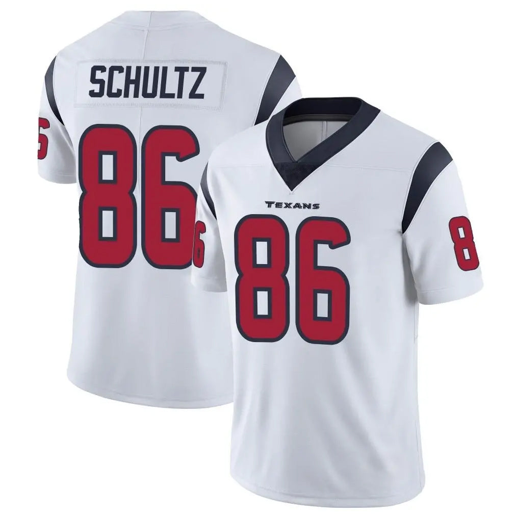 Blackjersey H.Texans #86 Dalton Schultz Player White Limited Vapor Untouchable Home Game Stitched Jerseys