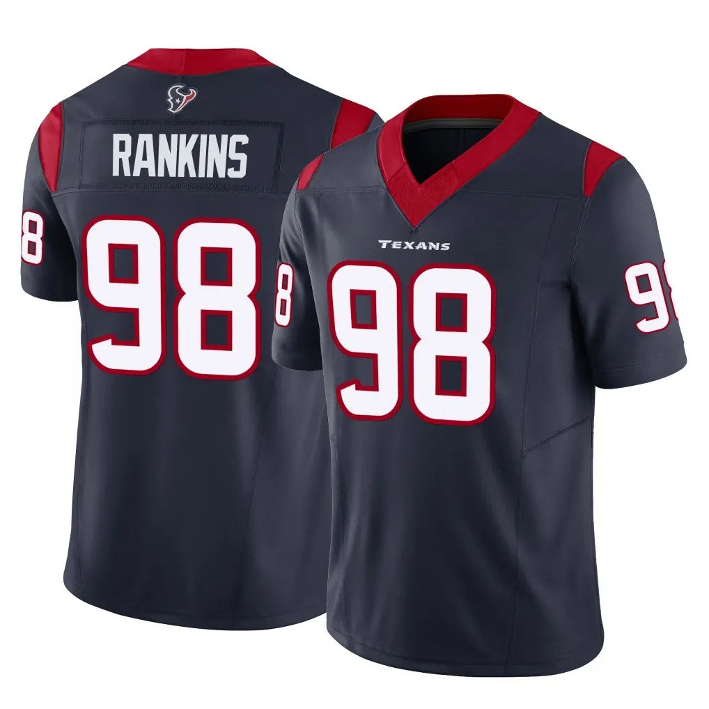 Blackjersey H.Texans #98 Sheldon Rankins Player Navy Limited Vapor Untouchable Home Game Stitched Jerseys