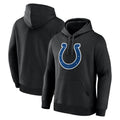 Blackjersey IN.Colts Black Logo Pullover Hoodie Limited Blank Player Stitched Jerseys