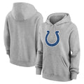 Blackjersey IN.Colts Heather Gray Club Fleece Hoodie Limited Blank Player Stitched Jerseys