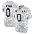 Blackjersey IN.Colts #0 Camryn Bynum Player Arctic Camo Salute To Service Limited Game Stitched Jerseys