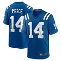 Blackjersey IN.Colts #14 Alec Pierce Player Royal Home Game Stitched Jerseys