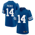 Blackjersey IN.Colts #14 Alec Pierce Player Royal Limited Home Game Stitched Jerseys