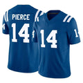Blackjersey IN.Colts #14 Alec Pierce Player Royal Limited Vapor F.U.S.E. Home Game Stitched Jerseys