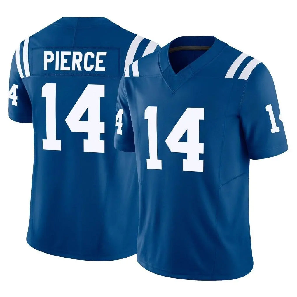 Blackjersey IN.Colts #14 Alec Pierce Player Royal Limited Vapor F.U.S.E. Home Game Stitched Jerseys