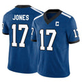Blackjersey IN.Colts #17 Daniel Jones Player Royal Limited Indiana Nights Alternate Vapor F.U.S.E. Home Game Stitched Jerseys