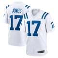 Blackjersey IN.Colts #17 Daniel Jones Player White Home Game Stitched Jerseys