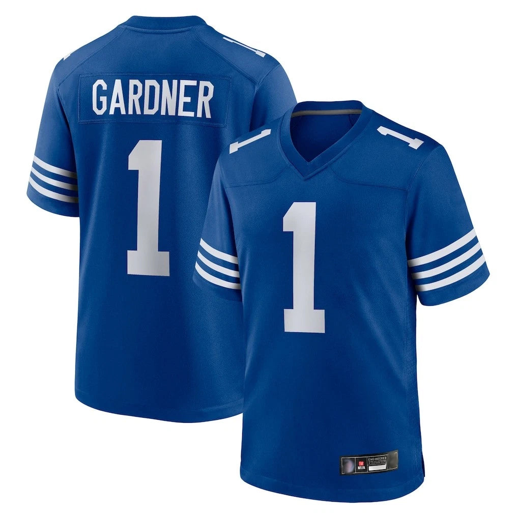 Blackjersey IN.Colts #1 Sauce Gardner Player Royal Limited Home Game Stitched Jerseys
