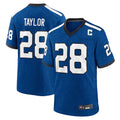 Blackjersey IN.Colts #28 Jonathan Taylor Player Royal Alternate Indiana Nights Home Game Stitched Jerseys