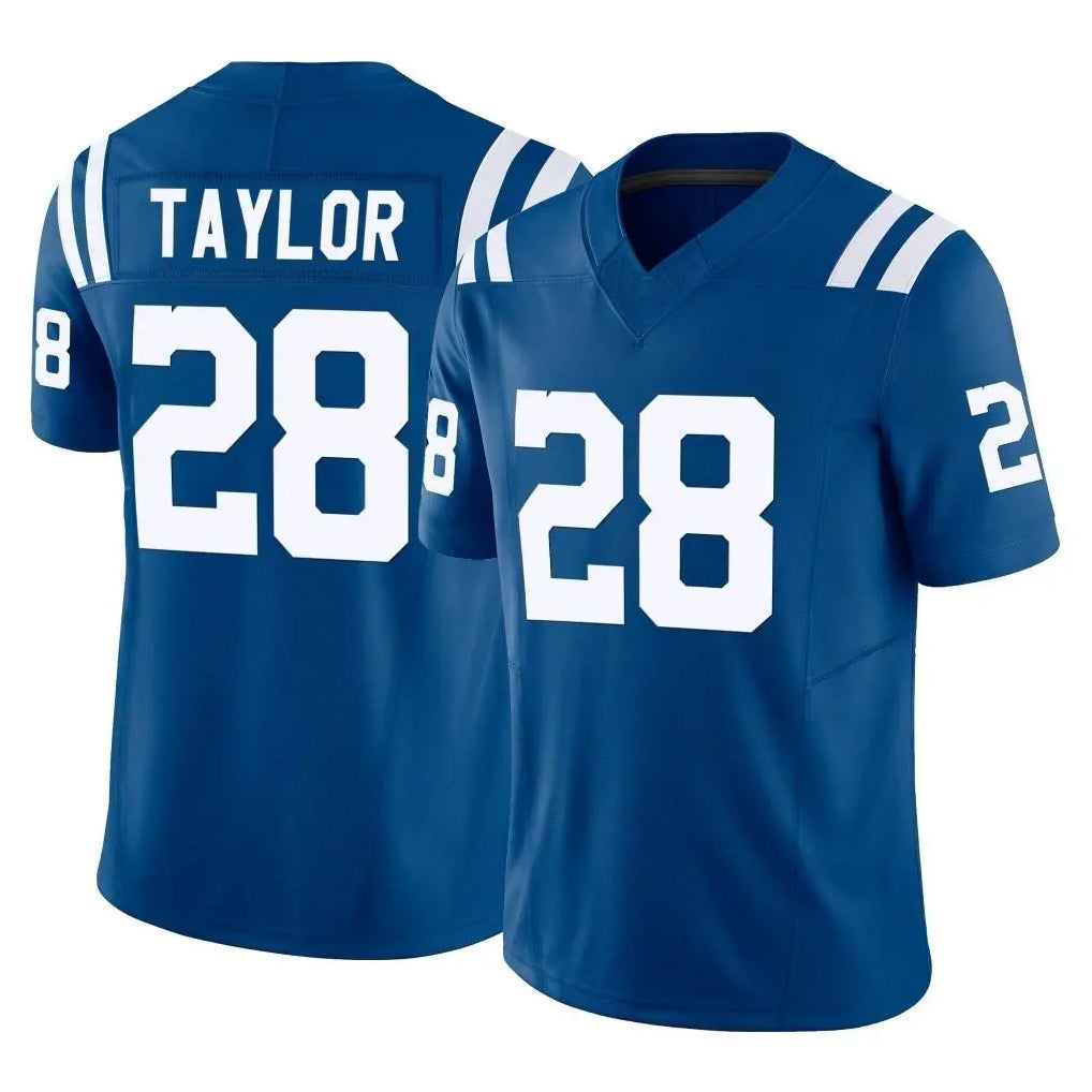 Blackjersey IN.Colts #28 Jonathan Taylor Player Royal Limited Vapor F.U.S.E. Home Game Stitched Jerseys