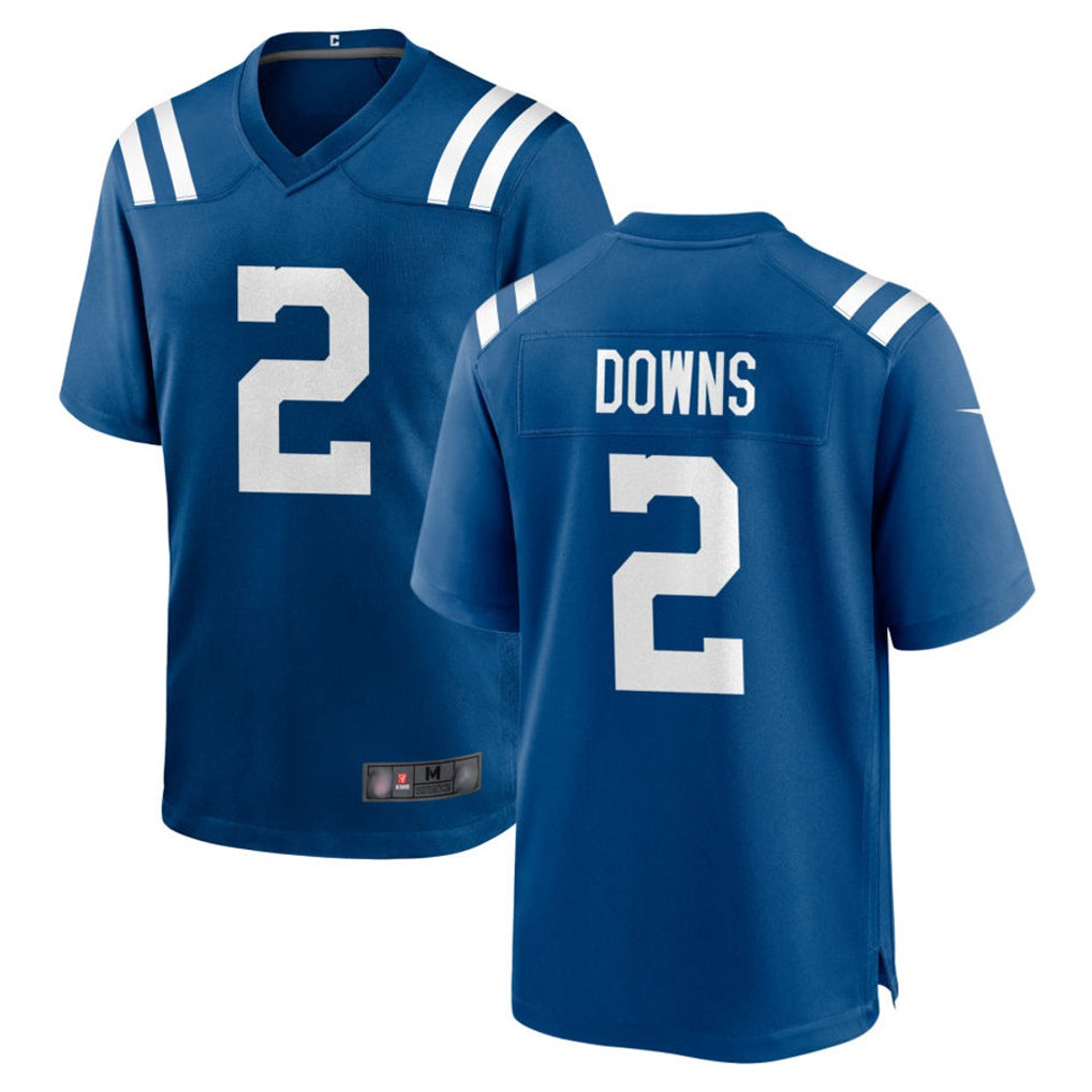 Blackjersey IN.Colts #2 Josh Downs Player Royal Home Game Stitched Jerseys