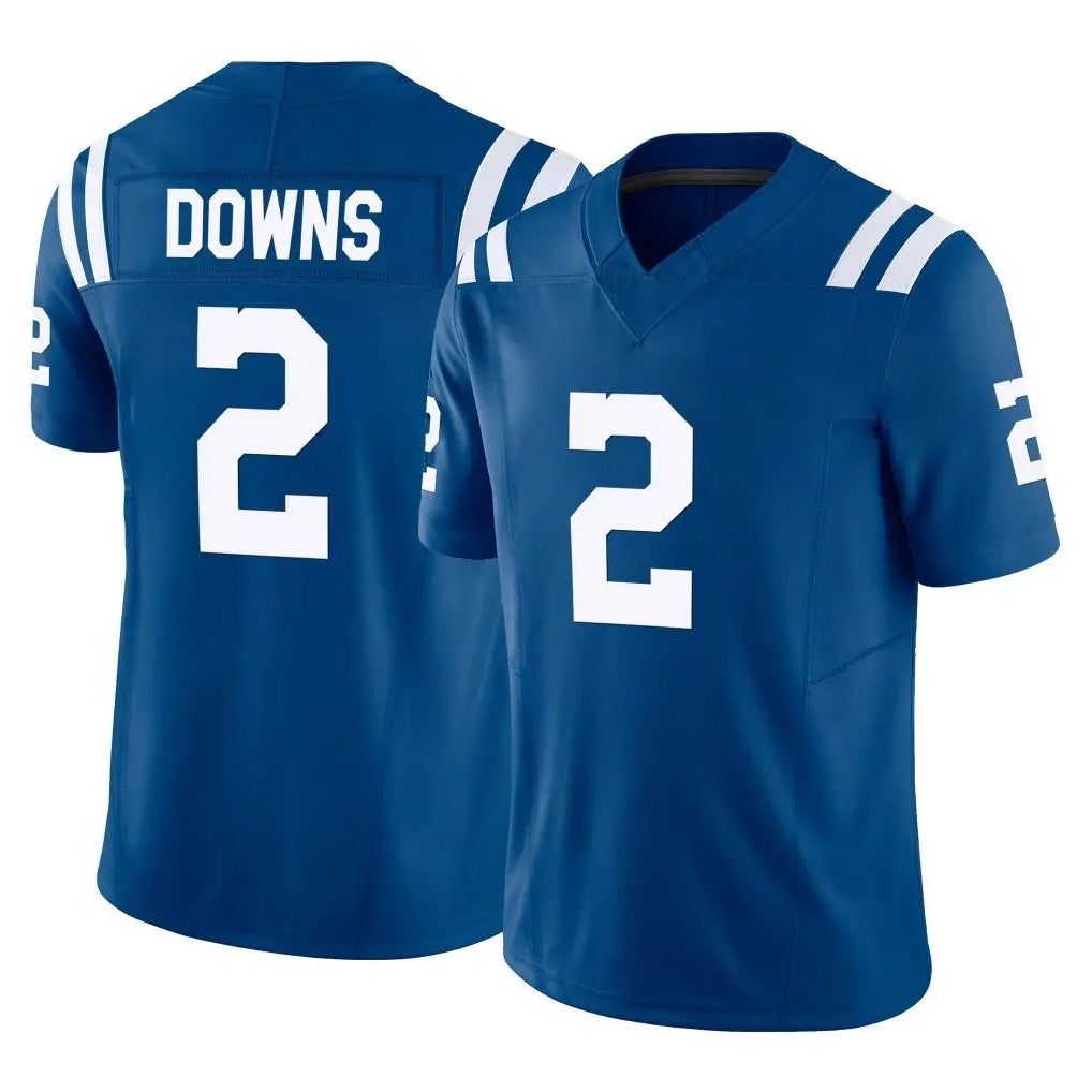 Blackjersey IN.Colts #2 Josh Downs Player Royal Limited Vapor F.U.S.E. Home Game Stitched Jerseys