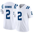 Blackjersey IN.Colts #2 Josh Downs Player White Home Game Stitched Jerseys