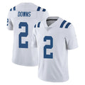 Blackjersey IN.Colts #2 Josh Downs Player White Limited Vapor Untouchable Home Game Stitched Jerseys