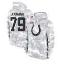 Blackjersey IN.Colts #79 Bernhard Raimann Player Arctic Camo Salute to Service Hoodies Limited Game Stitched Jerseys