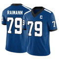 Blackjersey IN.Colts #79 Bernhard Raimann Player Royal Limited Indiana Nights Alternate Vapor F.U.S.E. Home Game Stitched Jerseys