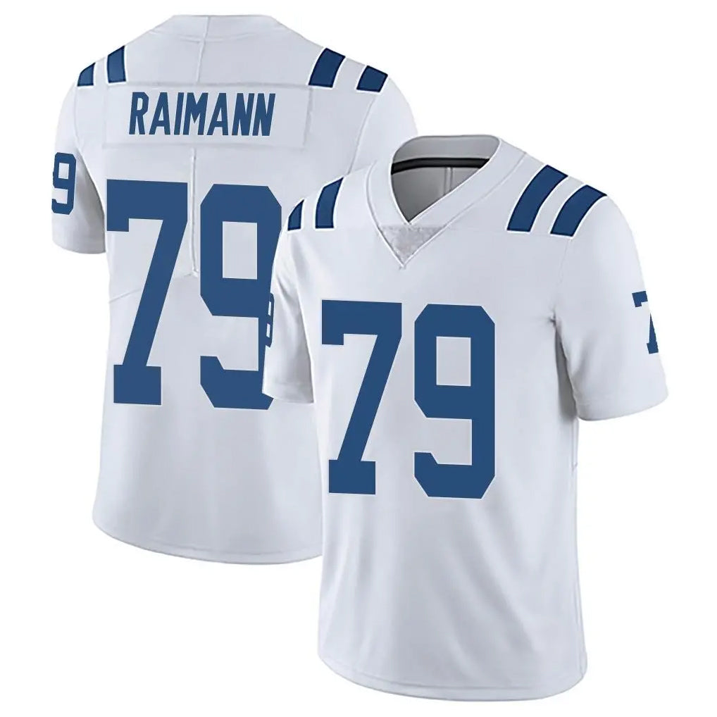 Blackjersey IN.Colts #79 Bernhard Raimann Player White Limited Vapor Untouchable Home Game Stitched Jerseys