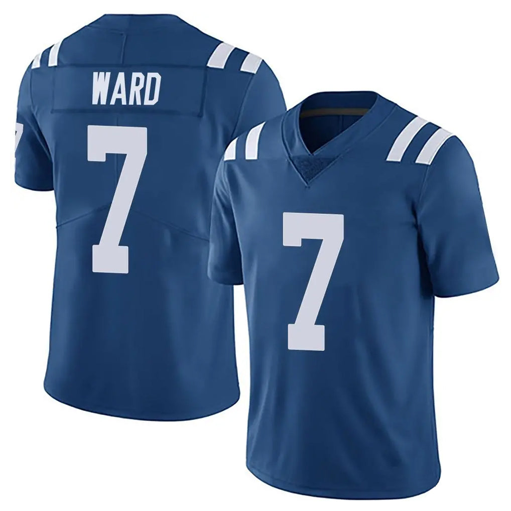 Blackjersey IN.Colts #7 Charvarius Ward Sr. Player Royal Limited Vapor Untouchable Home Game Stitched Jerseys