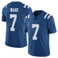 Blackjersey IN.Colts #7 Charvarius Ward Sr. Player Royal Limited Vapor Untouchable Home Game Stitched Jerseys