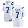 Blackjersey IN.Colts #7 Charvarius Ward Sr. Player White Home Game Stitched Jerseys
