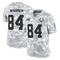 Blackjersey IN.Colts #84 Tyler Warren Player Arctic Camo Salute To Service Limited Game Stitched Jerseys