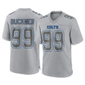 Blackjersey IN.Colts #99 DeForest Buckner Player Gray Atmosphere Fashion Home Game Stitched Jerseys