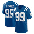 Blackjersey IN.Colts #99 DeForest Buckner Player Royal Home Game Stitched Jerseys