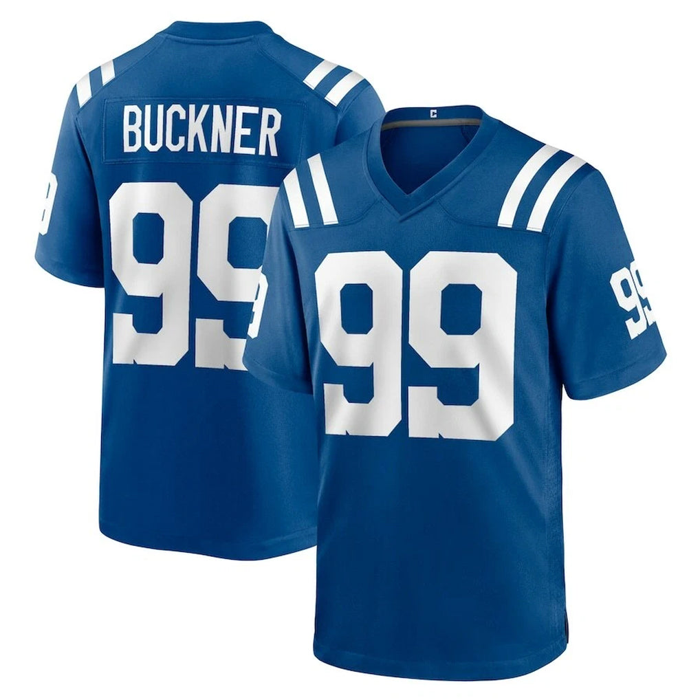 Blackjersey IN.Colts #99 DeForest Buckner Player Royal Home Game Stitched Jerseys