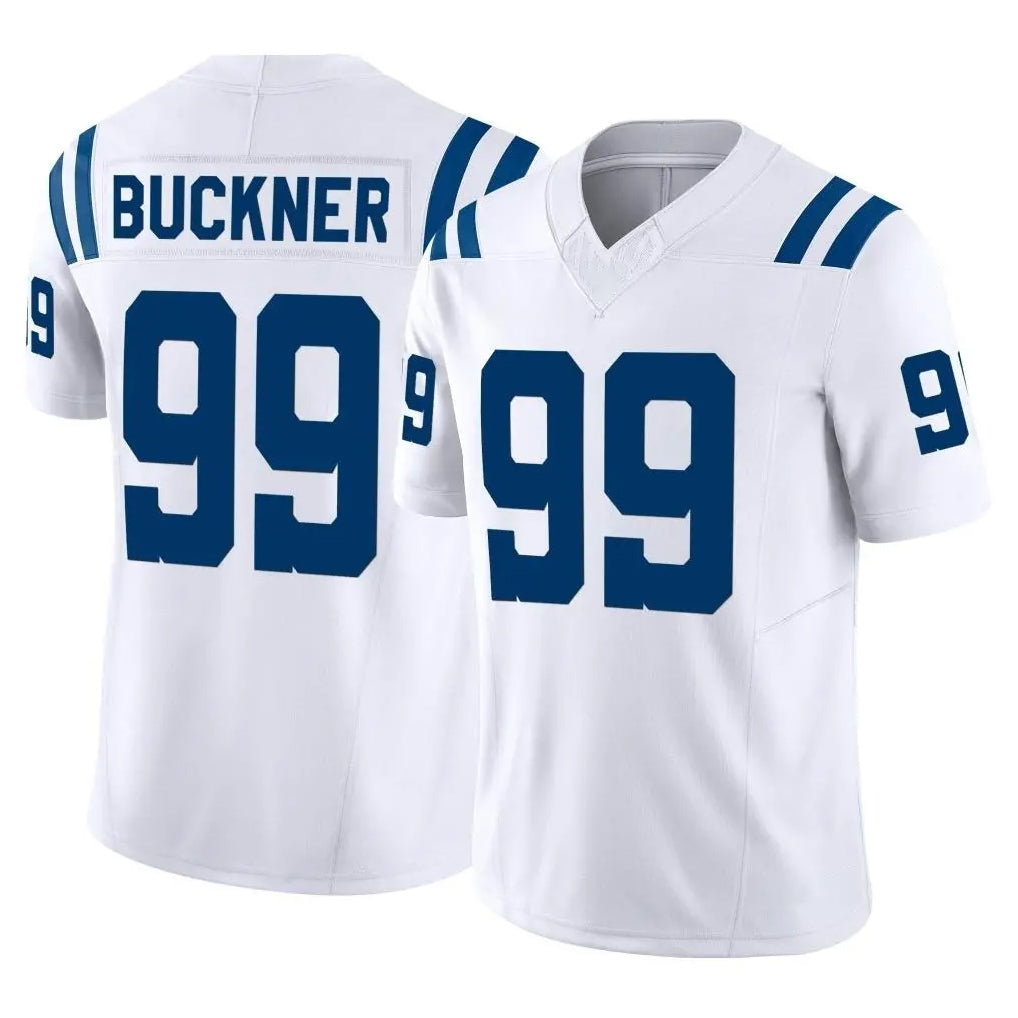 Blackjersey IN.Colts #99 DeForest Buckner Player White Limited Vapor F.U.S.E. Home Game Stitched Jerseys