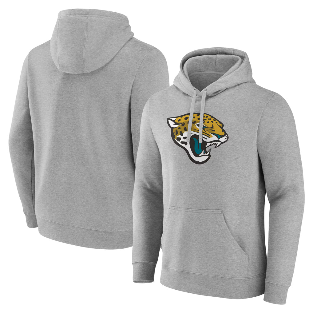 Blackjersey J.Jaguars Gray Pullover Hoodies Blank Player Limited Stitched Jerseys
