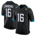 Blackjersey J.Jaguars #16 Trevor Lawrence Player Black Home Game Stitched Jerseys