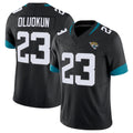 Blackjersey J.Jaguars #23 Foyesade Oluokun Player Black Vapor F.U.S.E. Limited Home Game Stitched Jerseys