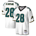 Blackjersey J.Jaguars #28 Fred Taylor?Player White Mitchell & Ness Legacy Home Game Stitched Jerseys