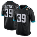 Blackjersey J.Jaguars #39 Cam Little Player Black Home Game Stitched Jerseys