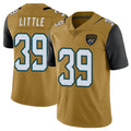 Blackjersey J.Jaguars #39 Cam Little Player Gold Vapor Limited Home Game Stitched Jerseys