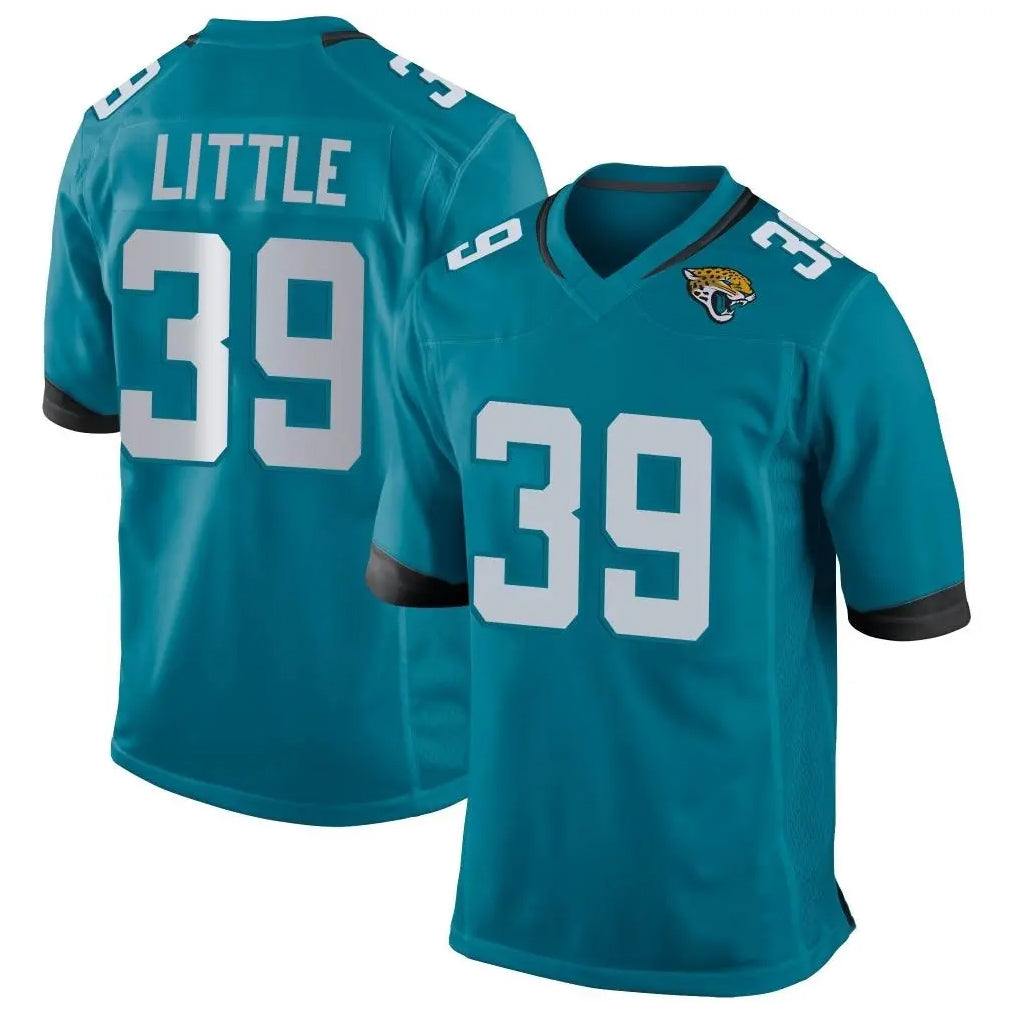 Blackjersey J.Jaguars #39 Cam Little Player Teal Home Game Stitched Jerseys