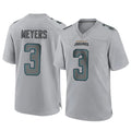 Blackjersey J.Jaguars #3 Jakobi Meyers Player Gray Atmosphere Fashion Home Game Stitched Jerseys