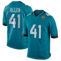Blackjersey J.Jaguars #41 Josh Hines-Allen Player Teal Home Game Stitched Jerseys